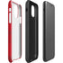 Denmark Soccer Flag iPhone 11 Impact Case
